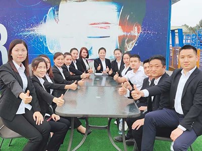 网络营销团队合影