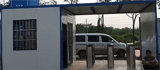 湖南实名制通道厂家 咸嘉建工选汉坤实业 通行快 实时显示