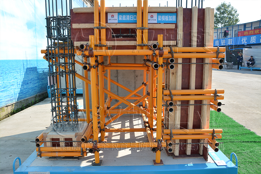 施工工艺样板展示区   主体结构样板展示